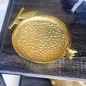 Gold Pomegranate Tray